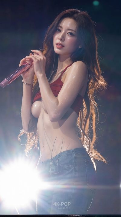 Yuna - naked on stage