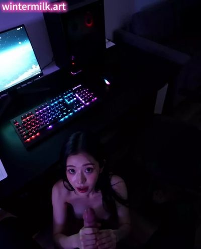 Chodan - gives handjob