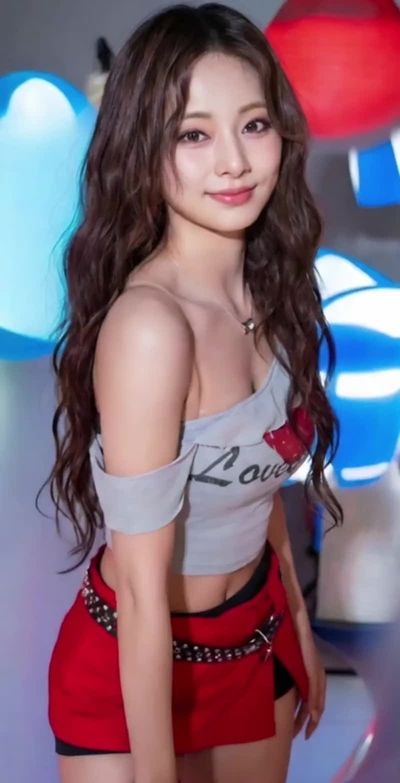 Tzuyu - shows tits