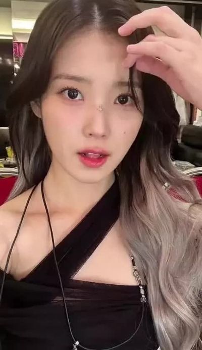 IU - cum on face