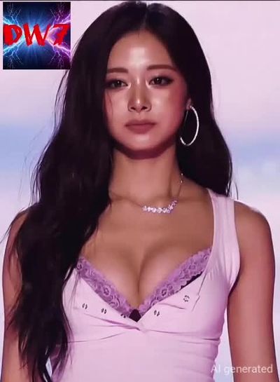 Tzuyu - shows tits