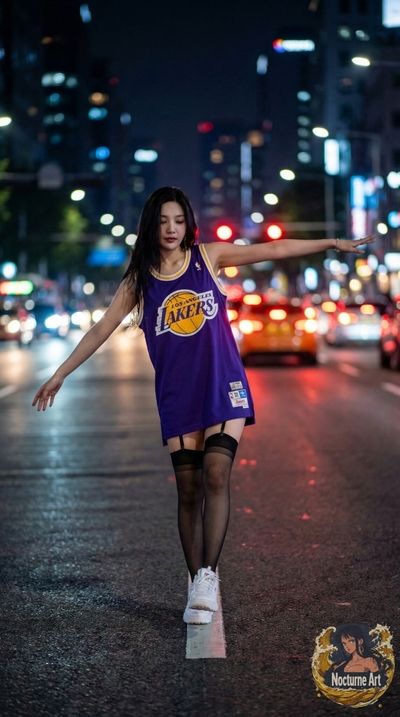 Joy - naked on street