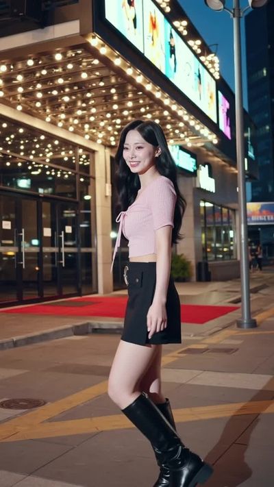 Tzuyu - shows tits