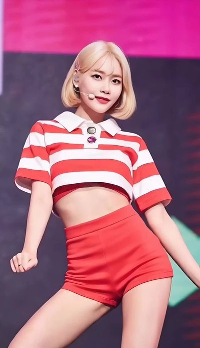 Yuna - naked on stage