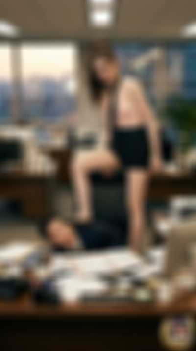 Yiren - naked in office