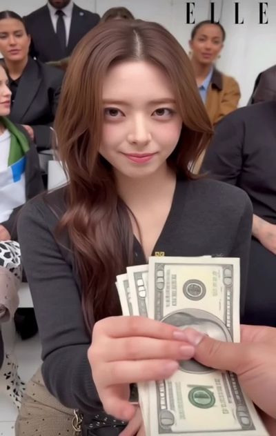 Yuna - shows tits