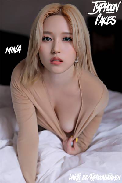Mina - shows tits