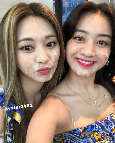 Jihyo - bukkake