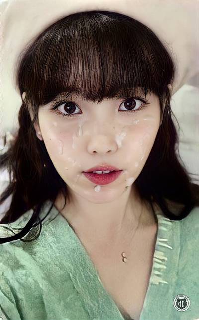 IU - cum on face