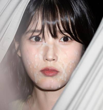 IU - cum on face