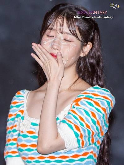 IU - cum on face