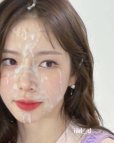 JiU - cum on face