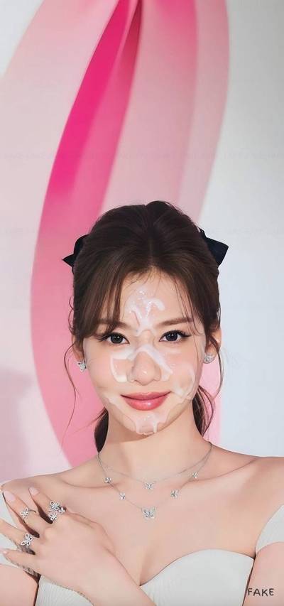 Sana - cum on face